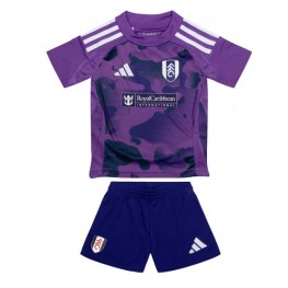 Fulham Derde tenue Kids 2024-25 Korte Mouw (+ Korte broeken)
